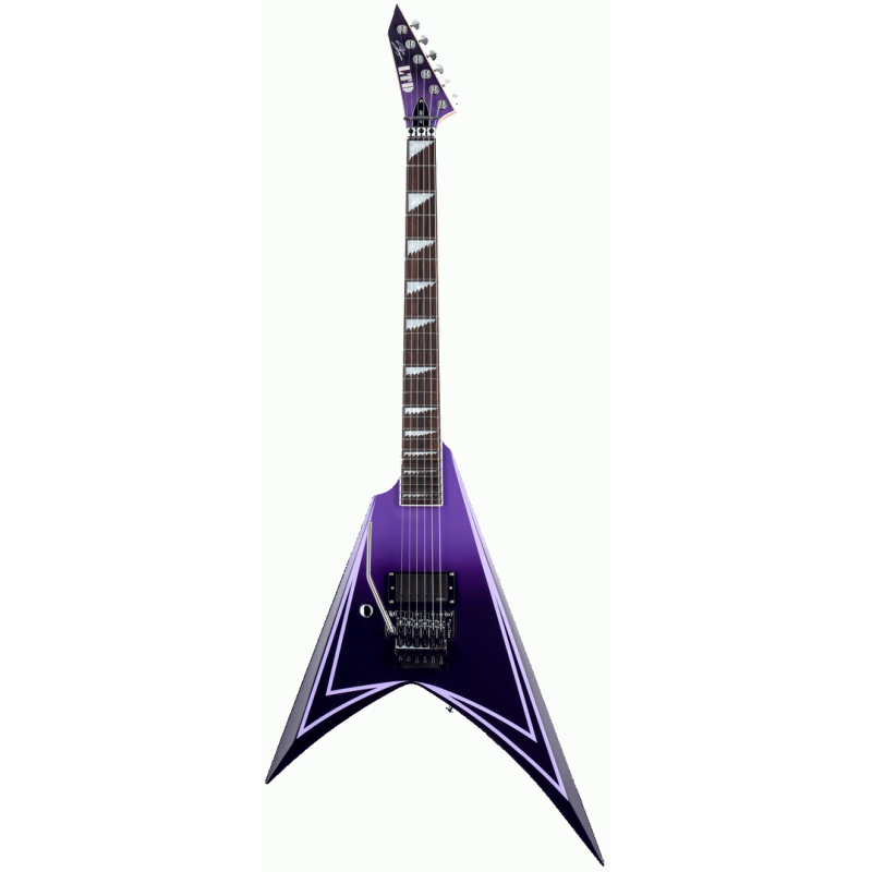 LTD Alexi Laiho Purple Hexed Electric Guitar with Hardshell Case