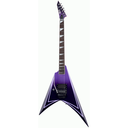 LTD Alexi Laiho Purple Hexed Electric Guitar with Hardshell Case