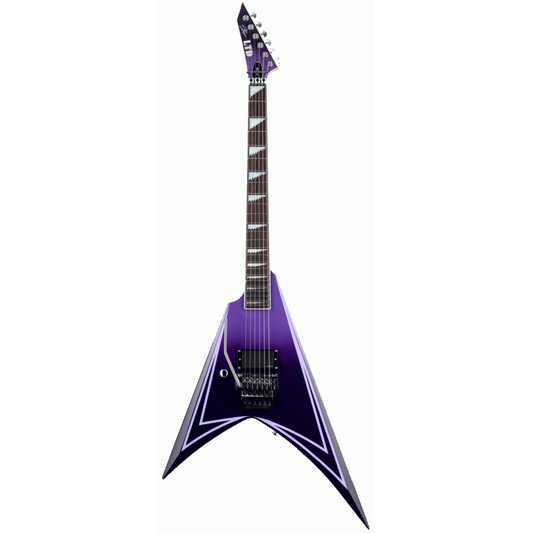 LTD Alexi Laiho Purple Hexed Electric Guitar with Hardshell Case