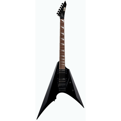 LTD Arrow-200 Black Electric Guitar with ESP Design Pickups and Floyd Rose Tremolo