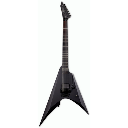 LTD Arrow Black Metal Electric Guitar with EMG 81 Pickup and Macassar Ebony Fingerboard