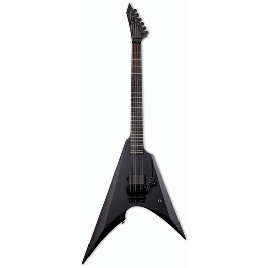 LTD Arrow Black Metal Electric Guitar with EMG 81 Pickup and Macassar Ebony Fingerboard