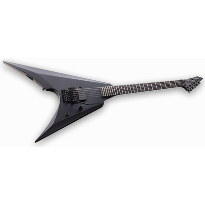 LTD Arrow Black Metal Electric Guitar with EMG 81 Pickup and Macassar Ebony Fingerboard — view 3