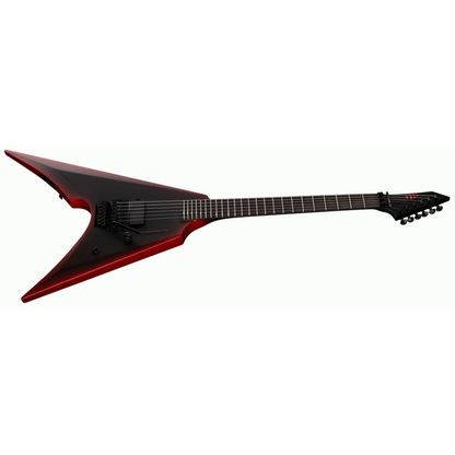 ESP LTD Arrow Black Metal Red Satin Finish Electric Guitar — view 2