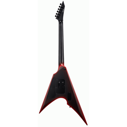 ESP LTD Arrow Black Metal Red Satin Finish Electric Guitar — view 3