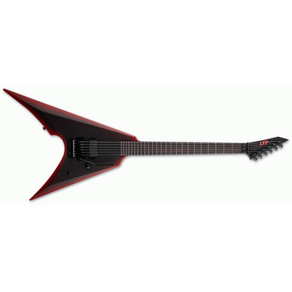 ESP LTD Arrow Black Metal Red Satin Finish Electric Guitar — view 4