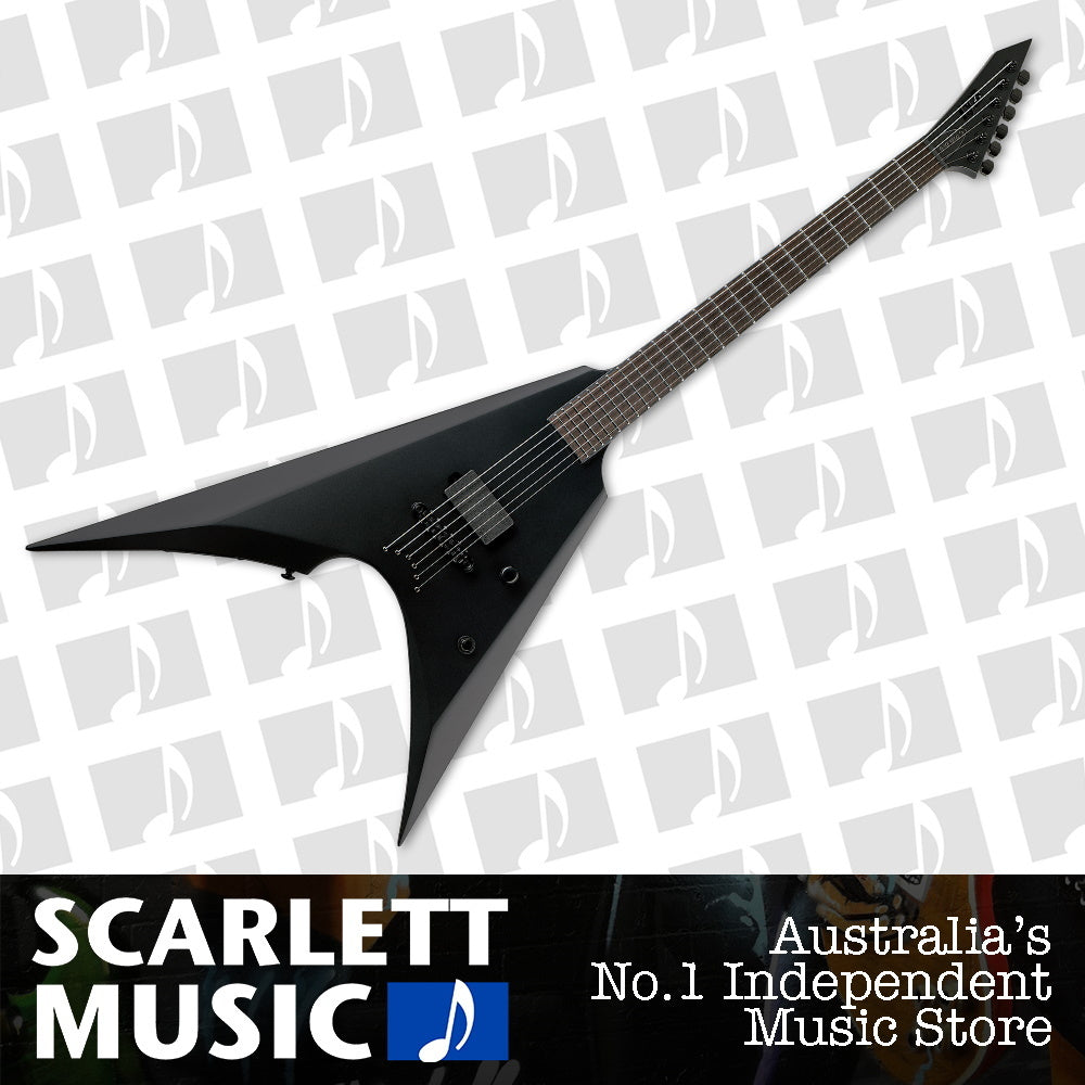 ESP LTD Arrow NT Black Metal Series Electric Guitar Black Satin — view 2