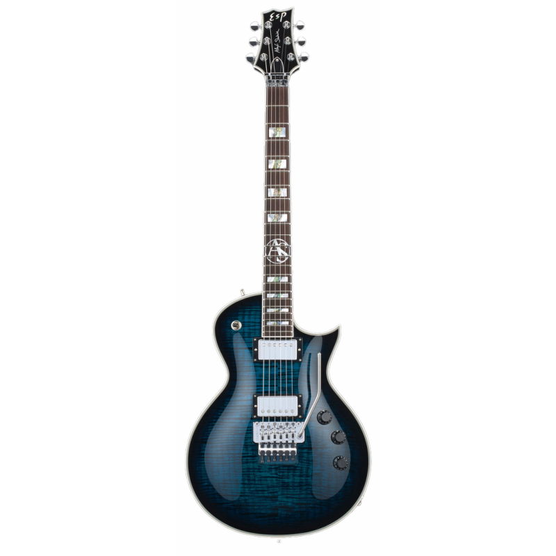 LTD Alex Skolnick AS-1FR Flame Lemon Burst Electric Guitar with Floyd Rose Bridge
