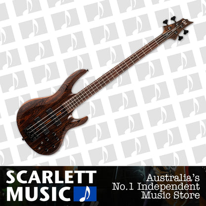 ESP LTD B-1004 4 String Electric Bass Guitar Natural Satin — view 2