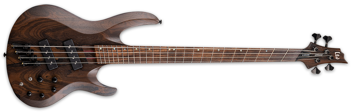 ESP LTD B-1004 Multi Scale 4 String Electric Bass Guitar Natural Satin