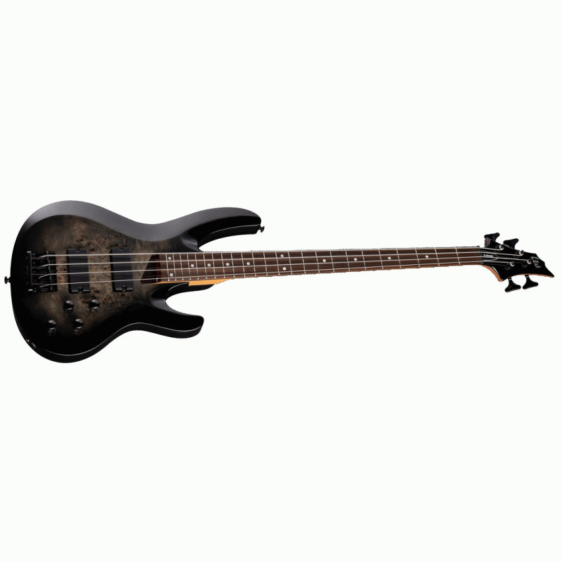 ESP LTD B-204DX Black Burst Electric Bass Guitar — view 3