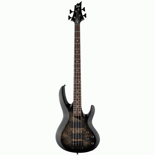 ESP LTD B-204DX Black Burst Electric Bass Guitar