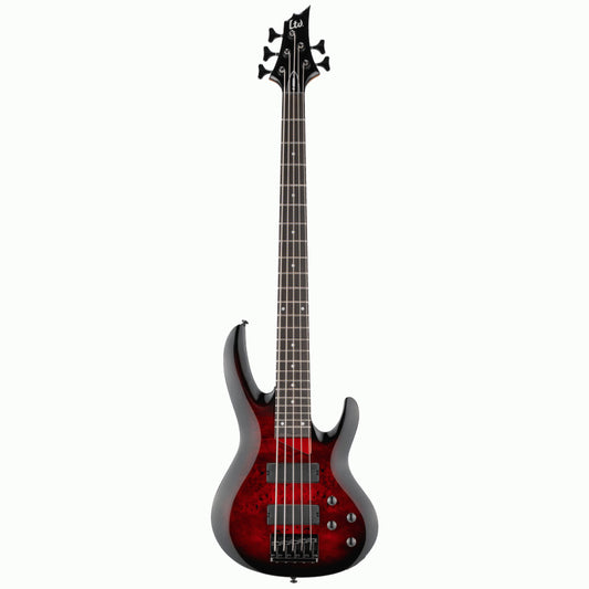 ESP LTD B-205DX Red Burst Bass Guitar