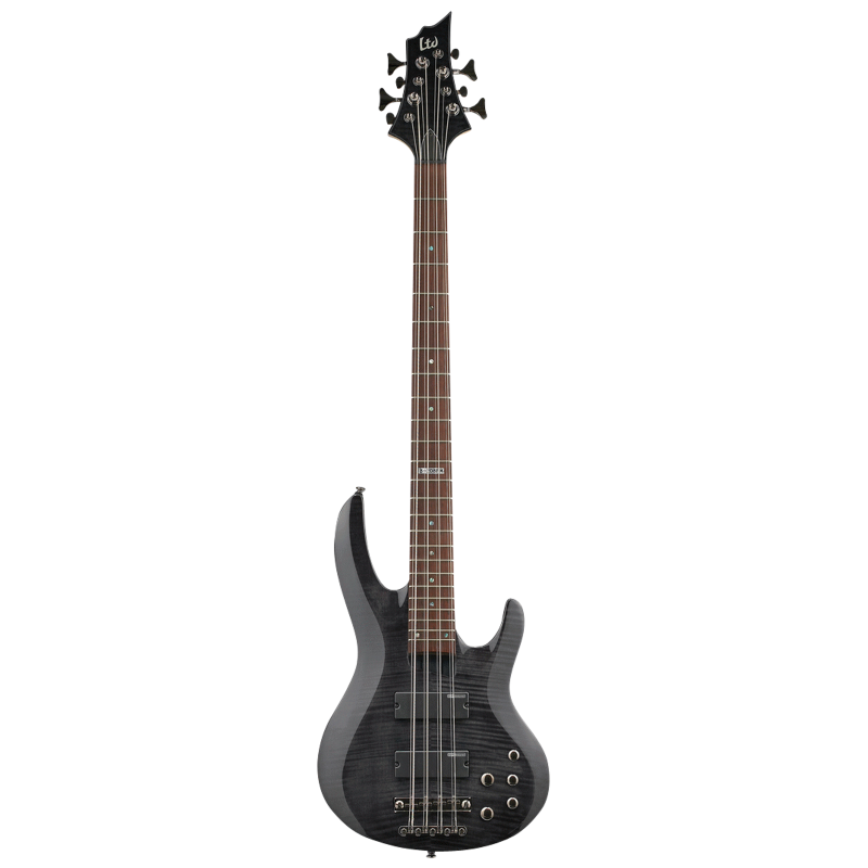 LTD B-208FM 8 String Bass Guitar with Ash Body, 5-Piece Neck, Roasted Jatoba Fingerboard, and Soapbar Pickups