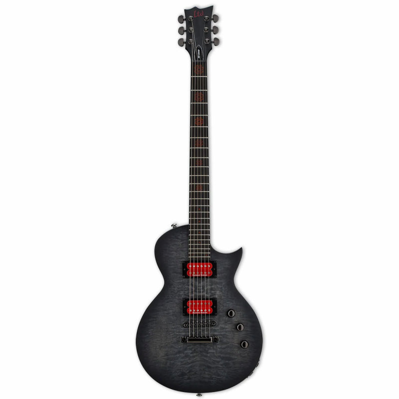 LTD Ben Burnley Signature BB-600 Baritone Guitar - Eclipse Body, Seymour Duncan Pickups, Piezo Bridge, See Thru Black Sunburst Finish