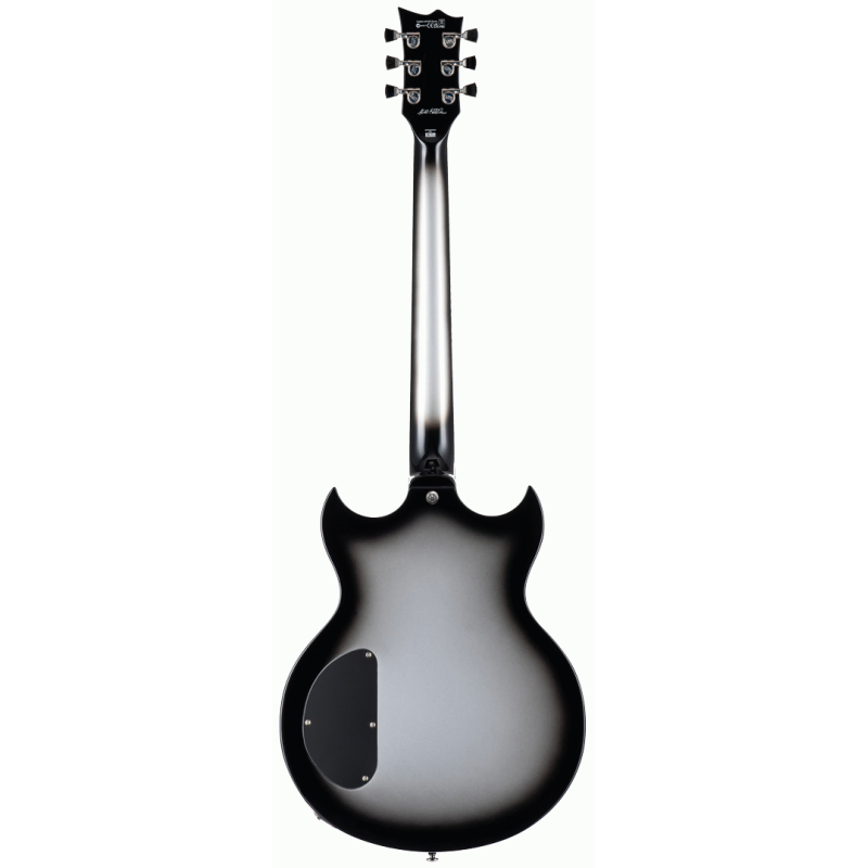 ESP LTD Royal Shiva Bill Kelliher Signature Electric Guitar Silver Sunburst — view 2