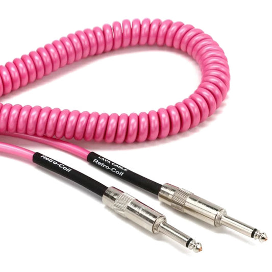 LAVA Retro Coil 20ft Straight To Straight Hot Pink