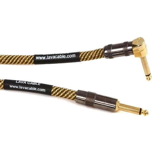 Lava Cable Vintage Series 10ft Angled Guitar Cable