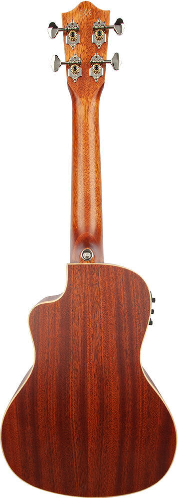 Lanikai Cedar Series Concert AC/EL Ukulele with Mahogany Back, Fishman Kula Preamp, and Gig Bag in Natural Satin Finish — view 2