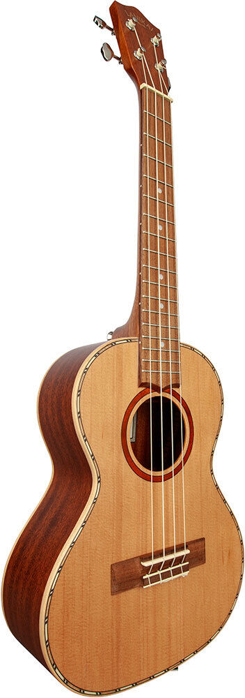 Lanikai Cedar Series Tenor Ukulele with Mahogany Back, Satin Finish, Grover Tuners, and Deluxe Padded Gig Bag — view 3