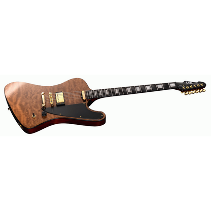 ESP LTD CS-II Vintage Natural Quilt Maple Electric Guitar with Case — view 3