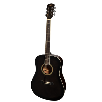 Lorden LD-10-BLK Acoustic Dreadnought Guitar Black Gloss