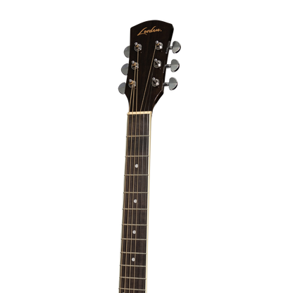 Lorden LD-10-BLK Acoustic Dreadnought Guitar Black Gloss — view 4
