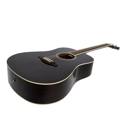 Lorden LD-10-BLK Acoustic Dreadnought Guitar Black Gloss — view 5