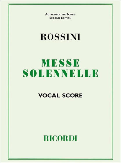 Petite Messe Solennelle Vocal Score Book — view 2