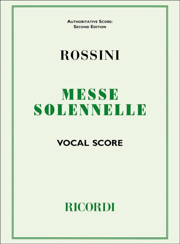 Petite Messe Solennelle Vocal Score Book