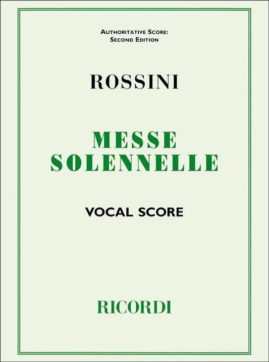 Petite Messe Solennelle Vocal Score Book