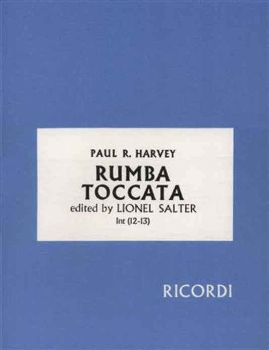 Paul Harvey: Rumba Toccata — Piano Solo (Ricordi)