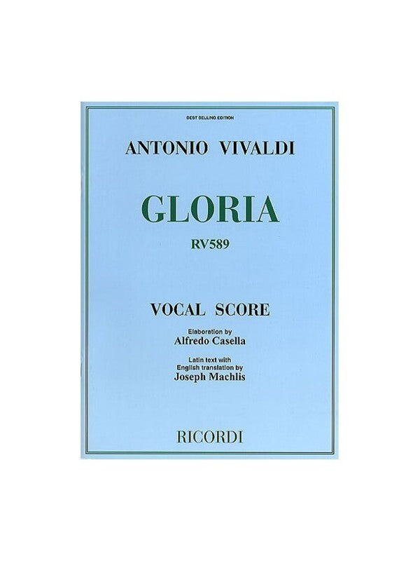 Vivaldi - Gloria Rv 589 Vocal Score (Softcover Book)