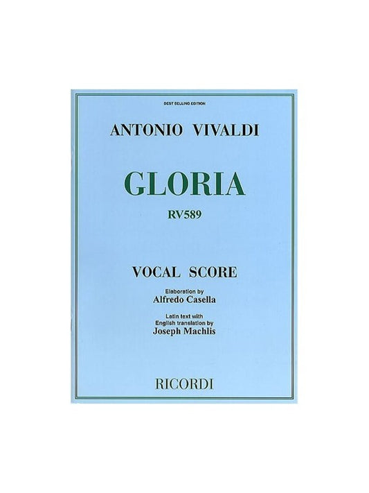 Vivaldi - Gloria Rv 589 Vocal Score (Softcover Book)