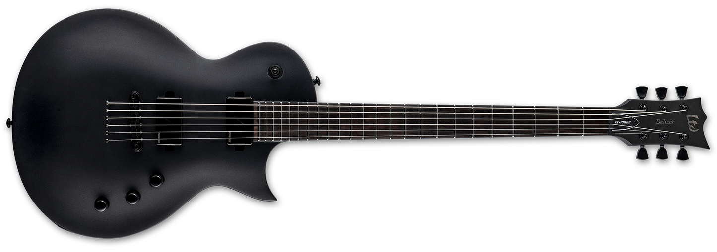ESP LTD EC-1000 Baritone Electric Guitar Charcoal Metallic Satin