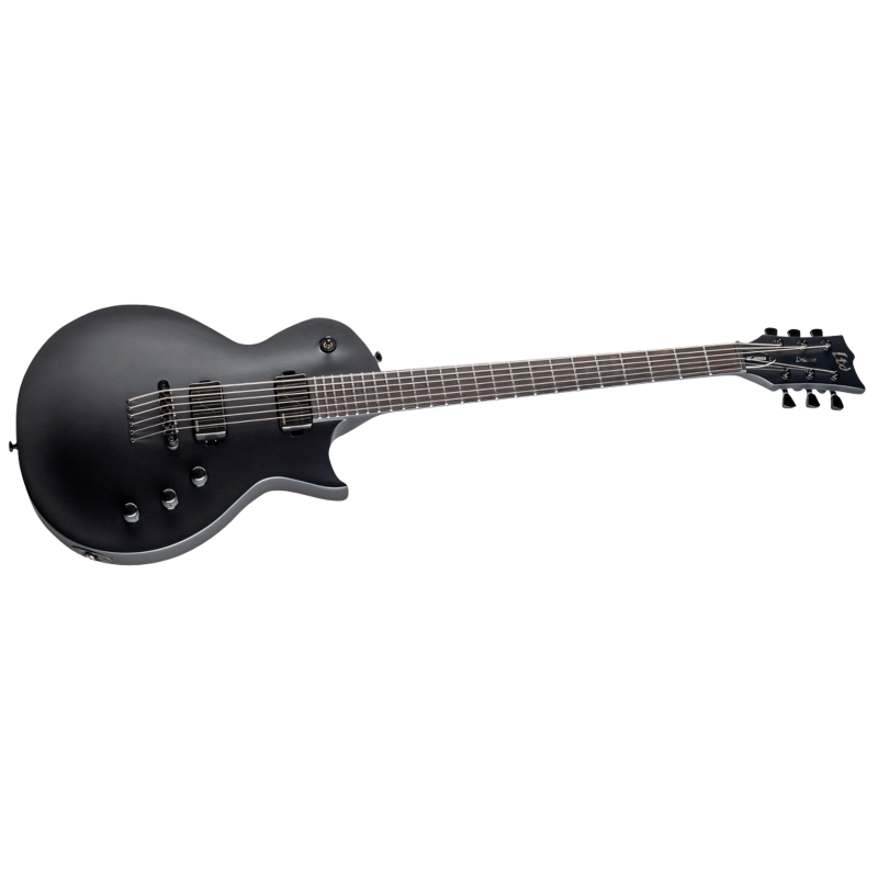 LTD EC-1000 Baritone Guitar in Charcoal Metallic Satin Finish — view 3