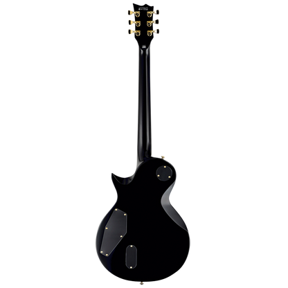 LTD EC-1000 Deluxe Black Electric Guitar with EMG Pickups and Mahogany Body — view 2