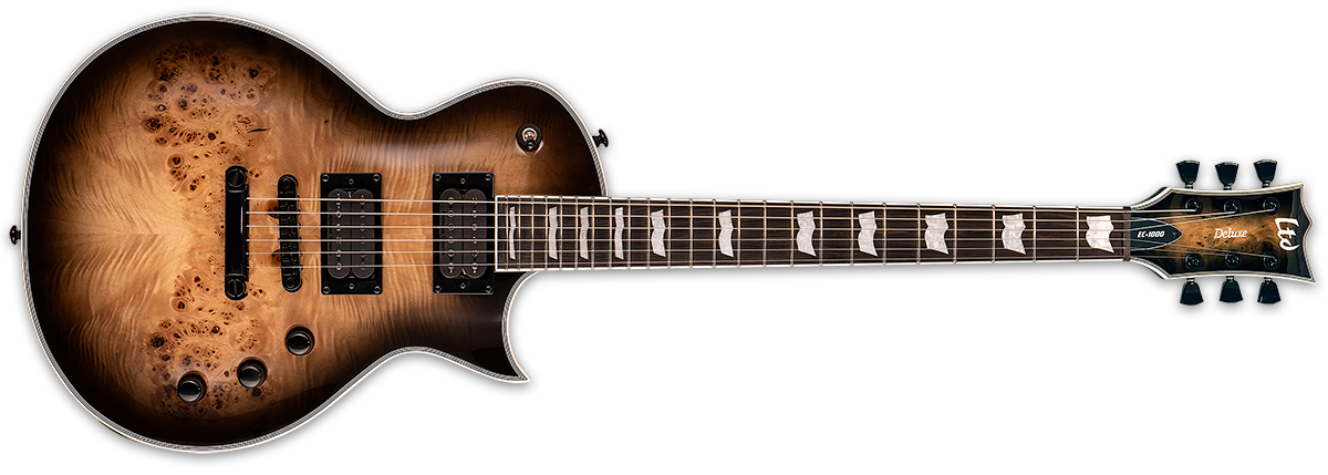 ESP LTD EC-1000 Black Natural Burst Electric Burst