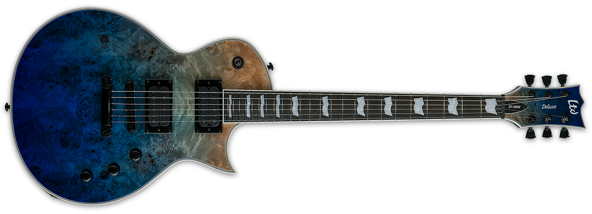 ESP LTD EC-1000 Blue Natural Fade Electric Guitar