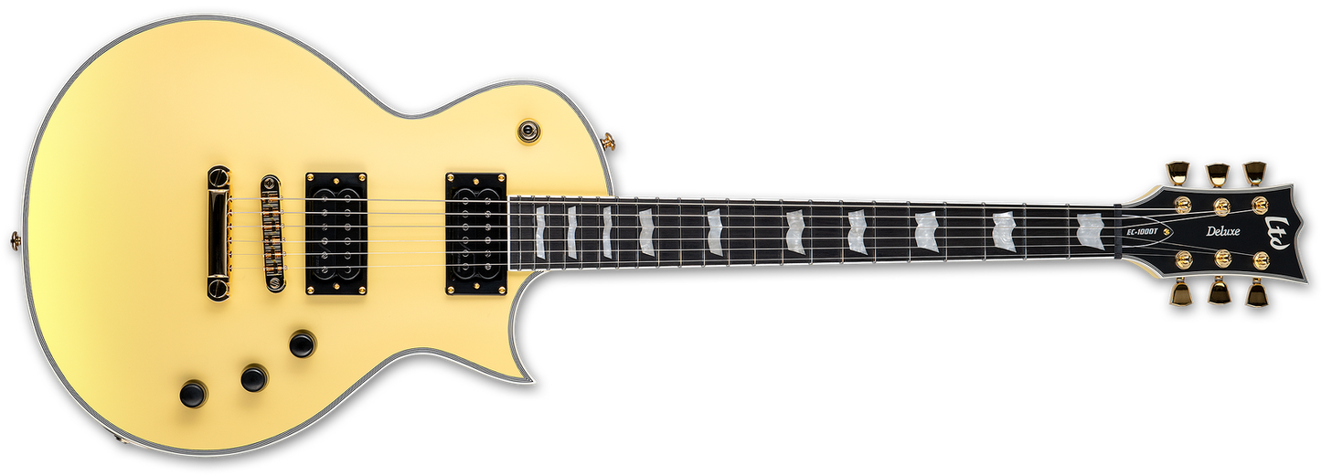 ESP LTD EC-1000T Electric Guitar Vintage Gold Satin