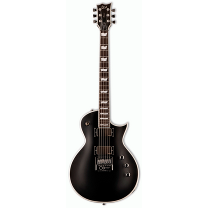 LTD EC-1000 EverTune Black Satin Electric Guitar with EMG Pickups and 24 Extra-Jumbo Frets