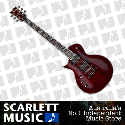 ESP LTD EC-1000 Black Cherry Left Handed Electric Guitar — view 2