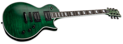 ESP LTD EC-1000FM See Thru Green Electric Guitar