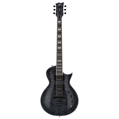 LTD EC-1000 Piezo QM Electric Guitar See Thru Black