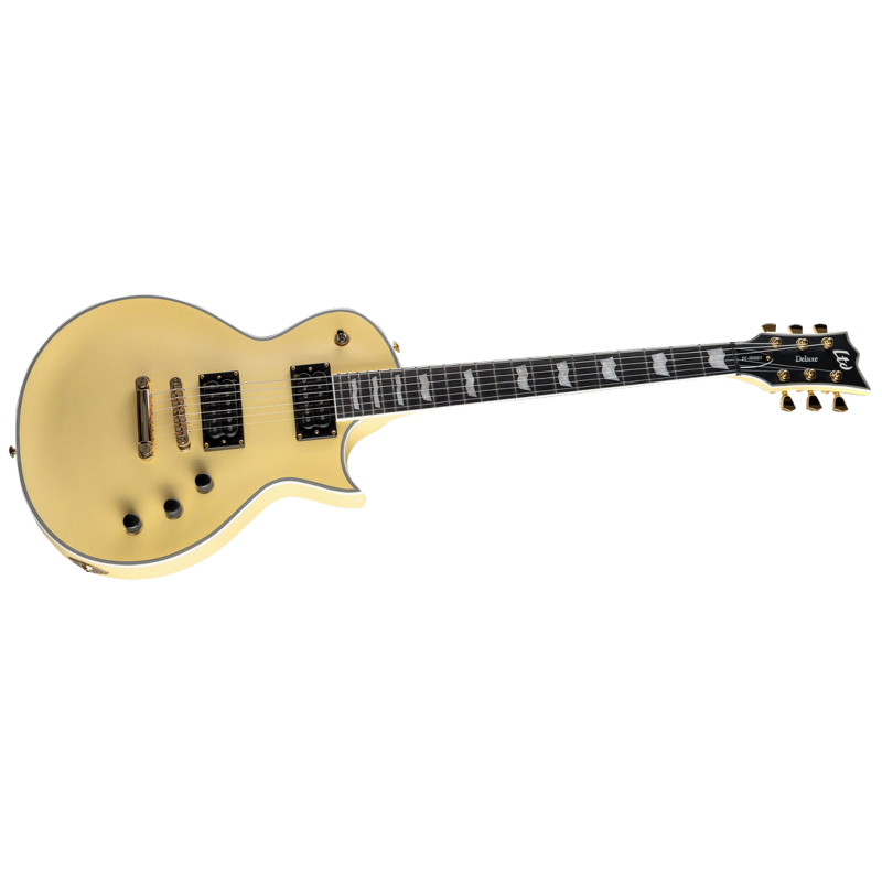 LTD EC-1000T/CTM Vintage Gold Satin Electric Guitar — view 3