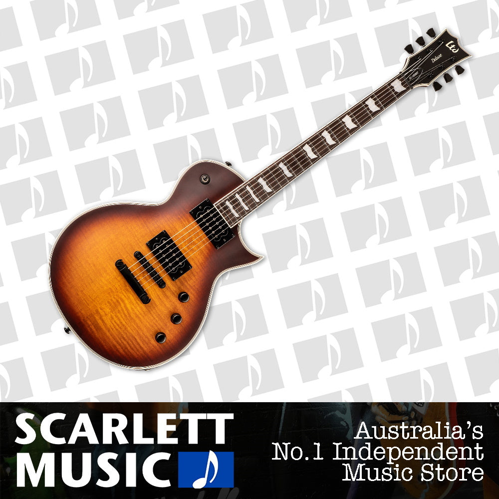 ESP LTD EC-1000CTM Full Thickness Electric Guitar Tobacco Sunburst — view 2