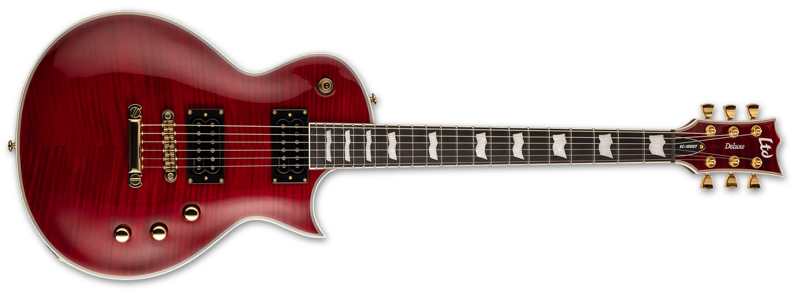 ESP LTD EC-1000CTM Full Thickness Electric Guitar See Thru Black Cherry