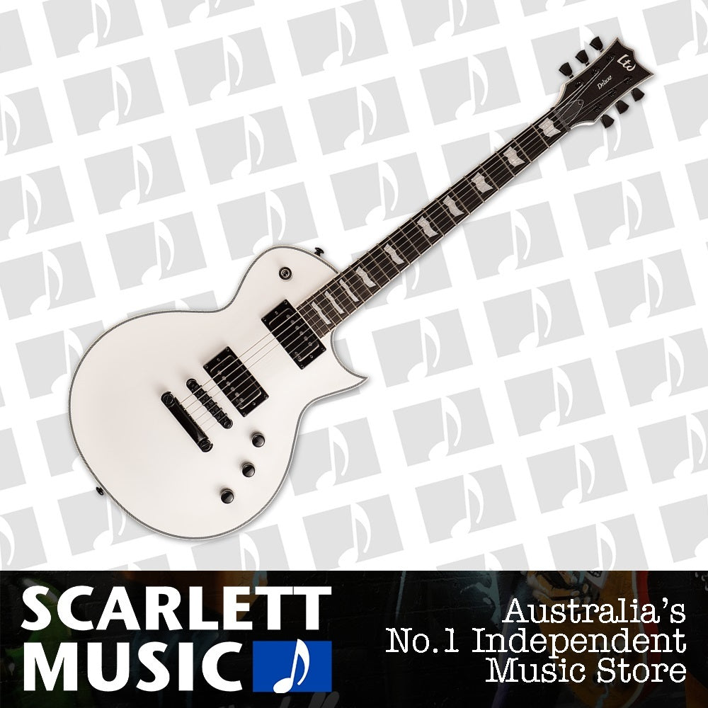 ESP LTD EC-1001 Ctm Full Thickness SNow White Electric Guitar — view 2