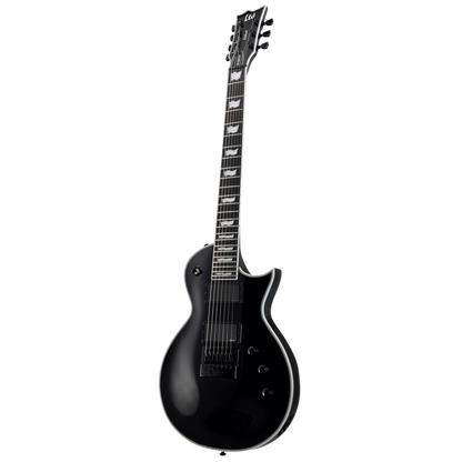 LTD EC-1007 EverTune Black Seven-String Guitar with EMG 81-7H/60-7H Pickups — view 3