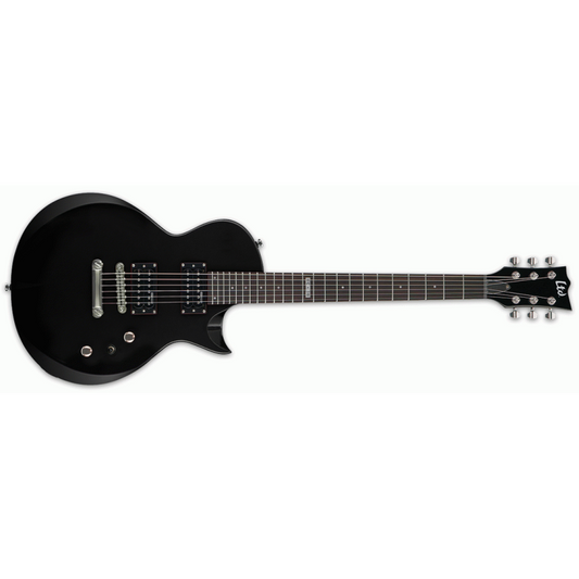 LTD EC-10 Electric Guitar Black with Gig Bag, Maple Neck, 24 Extra-Jumbo Frets, ESP Designed LH-100 Pickups